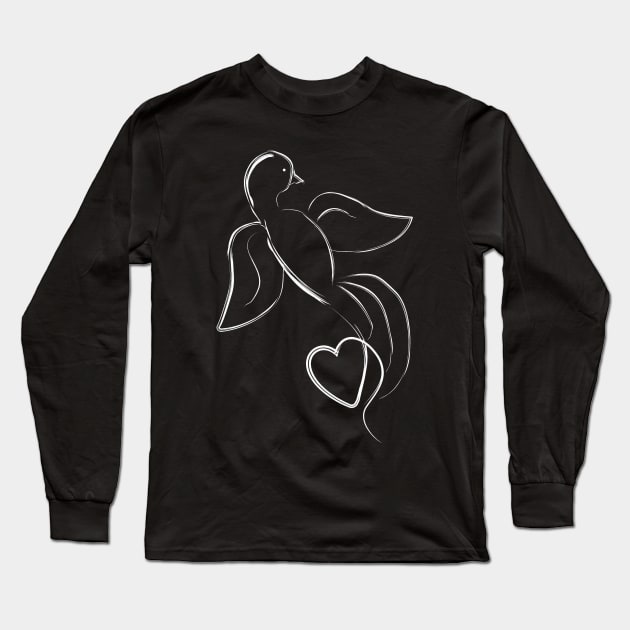 Dove Long Sleeve T-Shirt by Korry